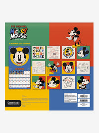 Calendario mural Disney Mickey Mouse retro 2027 de 16 meses