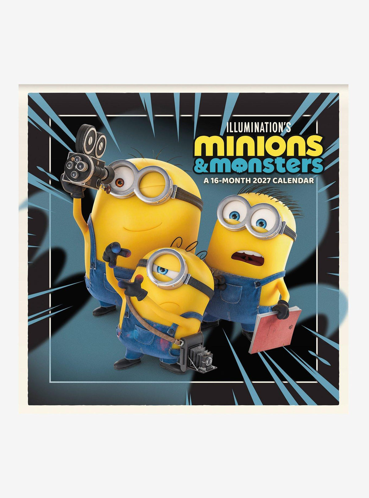 Calendario mural 2027 de Minions & Monsters