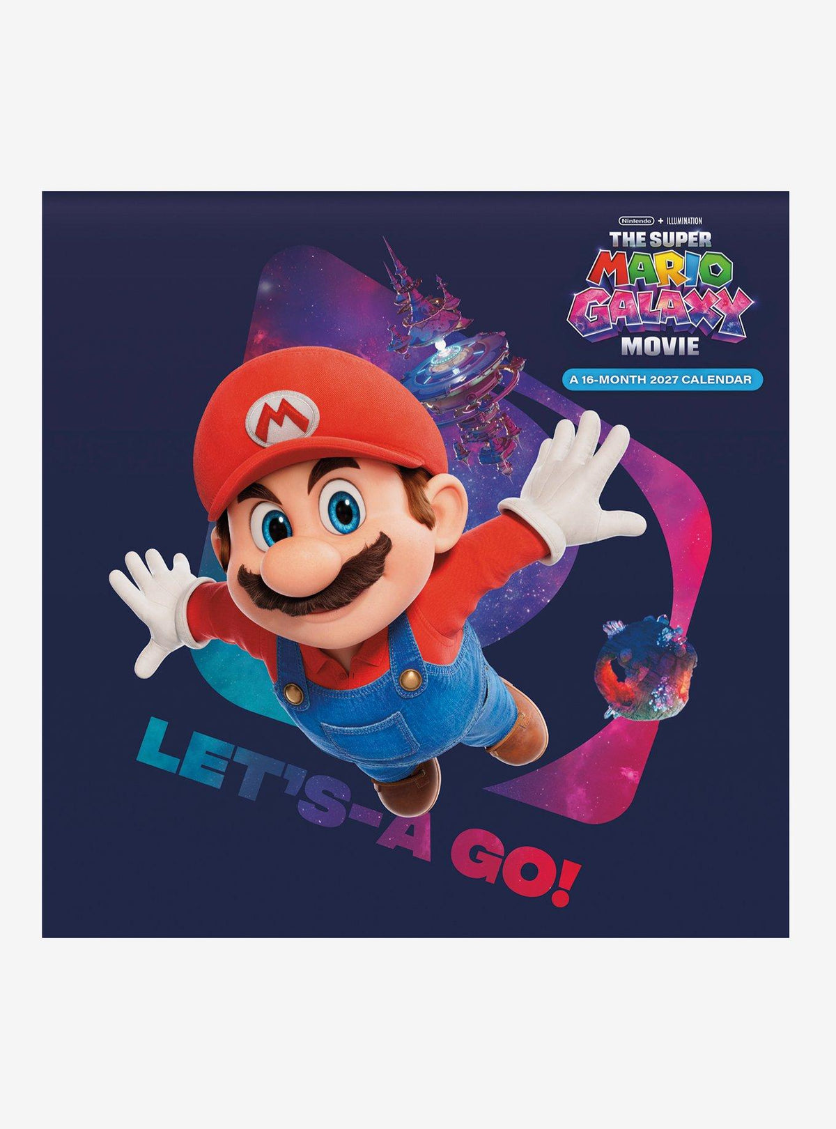 Calendario mural 2027 de The Super Mario Galaxy Movie