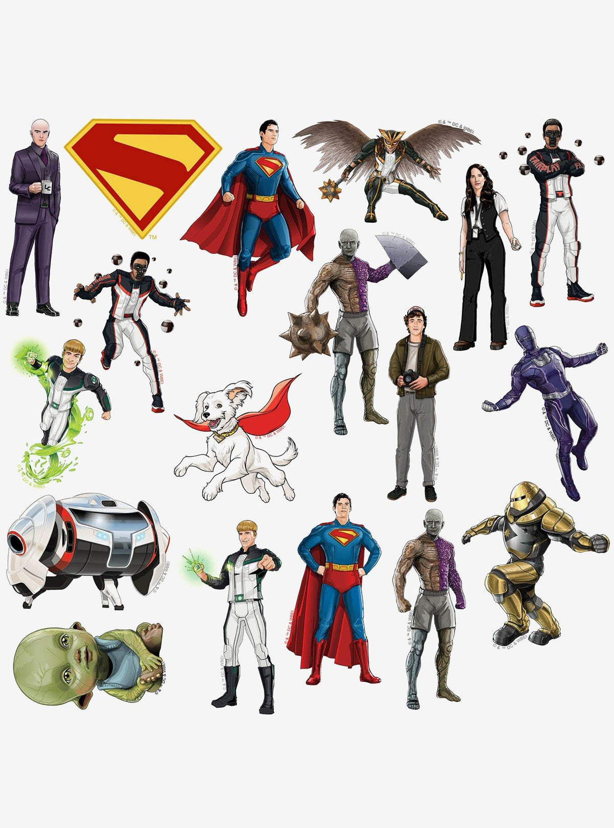 DC Comics Superman (2025) Pack de 100 stickers