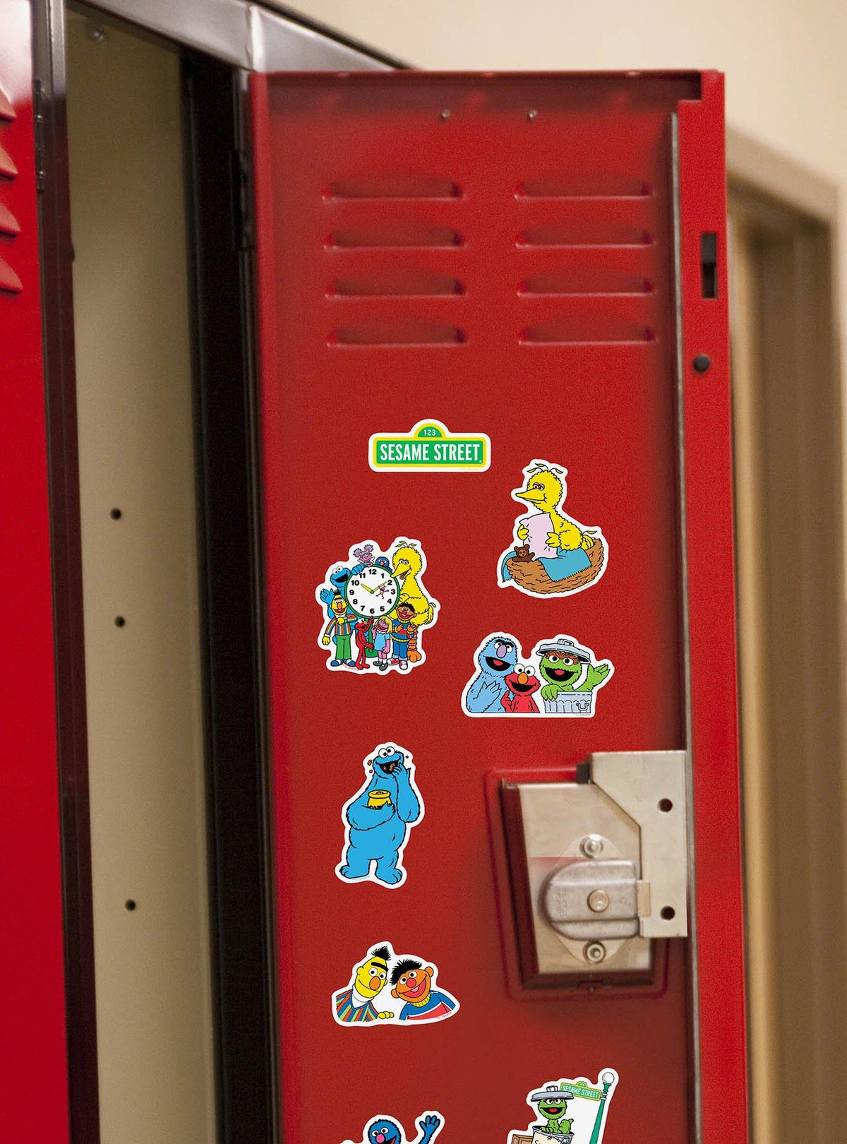 Pack de 100 stickers vintage de Sesame Street 1969