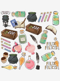 Pack de 100 stickers de pociones de Harry Potter