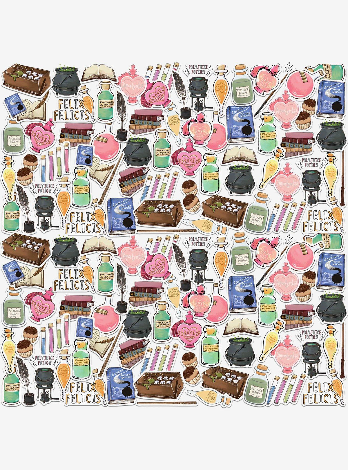 Pack de 100 stickers de pociones de Harry Potter