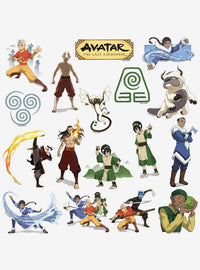 Pack de 100 stickers de Avatar: La leyenda de Aang