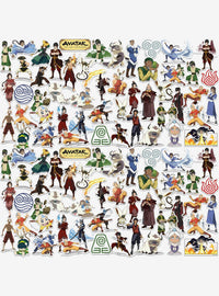 Pack de 100 stickers de Avatar: La leyenda de Aang
