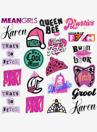 Pack de 100 stickers variados de Mean Girls