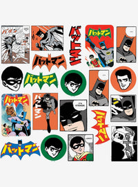 Pack de 100 stickers Batman 85.º aniversario y Robin Manga Classic
