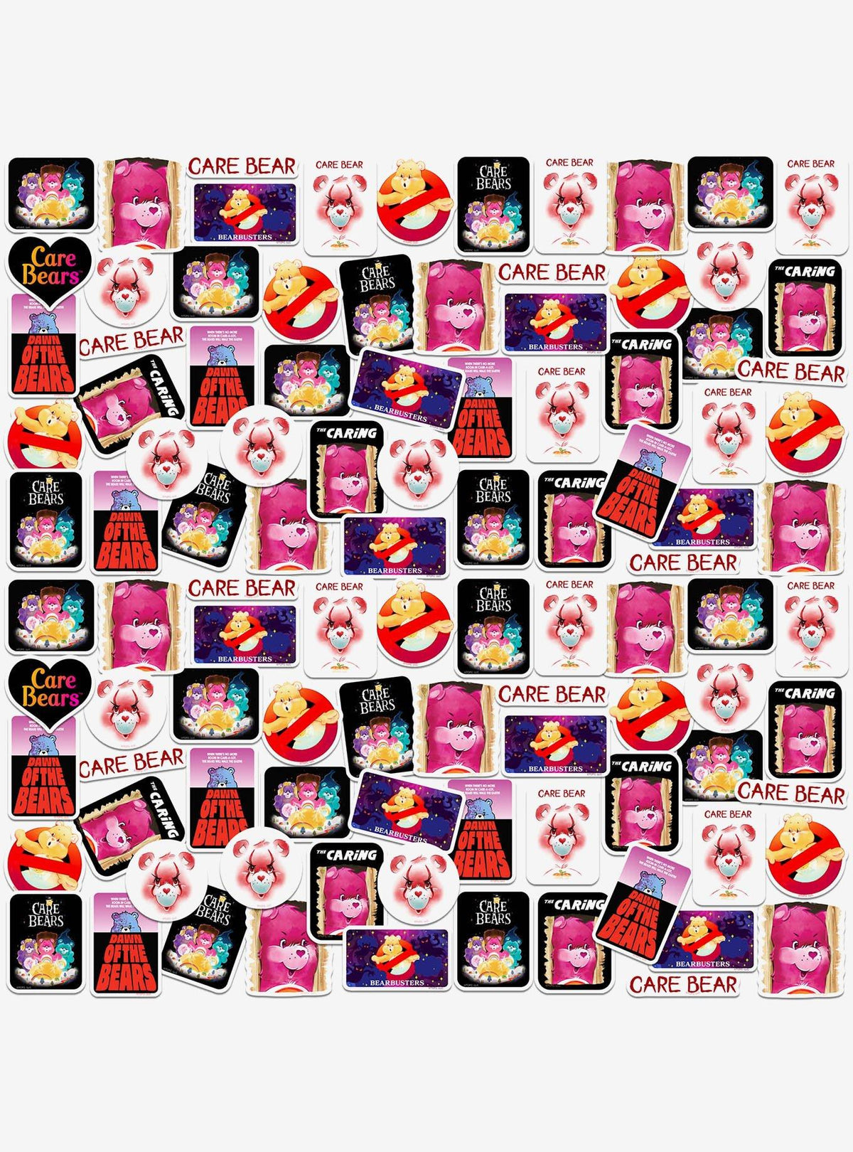 Pack de 100 stickers Care Bears de Halloween