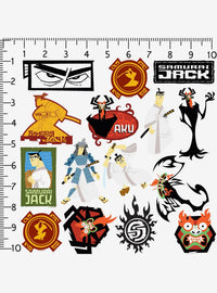 Pack de 100 stickers de Samurai Jack
