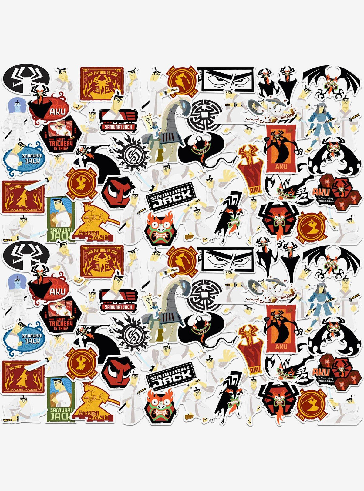 Pack de 100 stickers de Samurai Jack