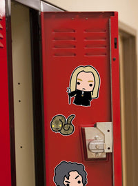 Pack de 100 stickers chibi de villanos de Harry Potter