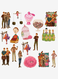 Pack de 100 stickers Harry Potter: Sortilegios Weasley