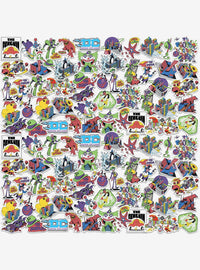 Pack de 100 stickers de villanos de Justice League