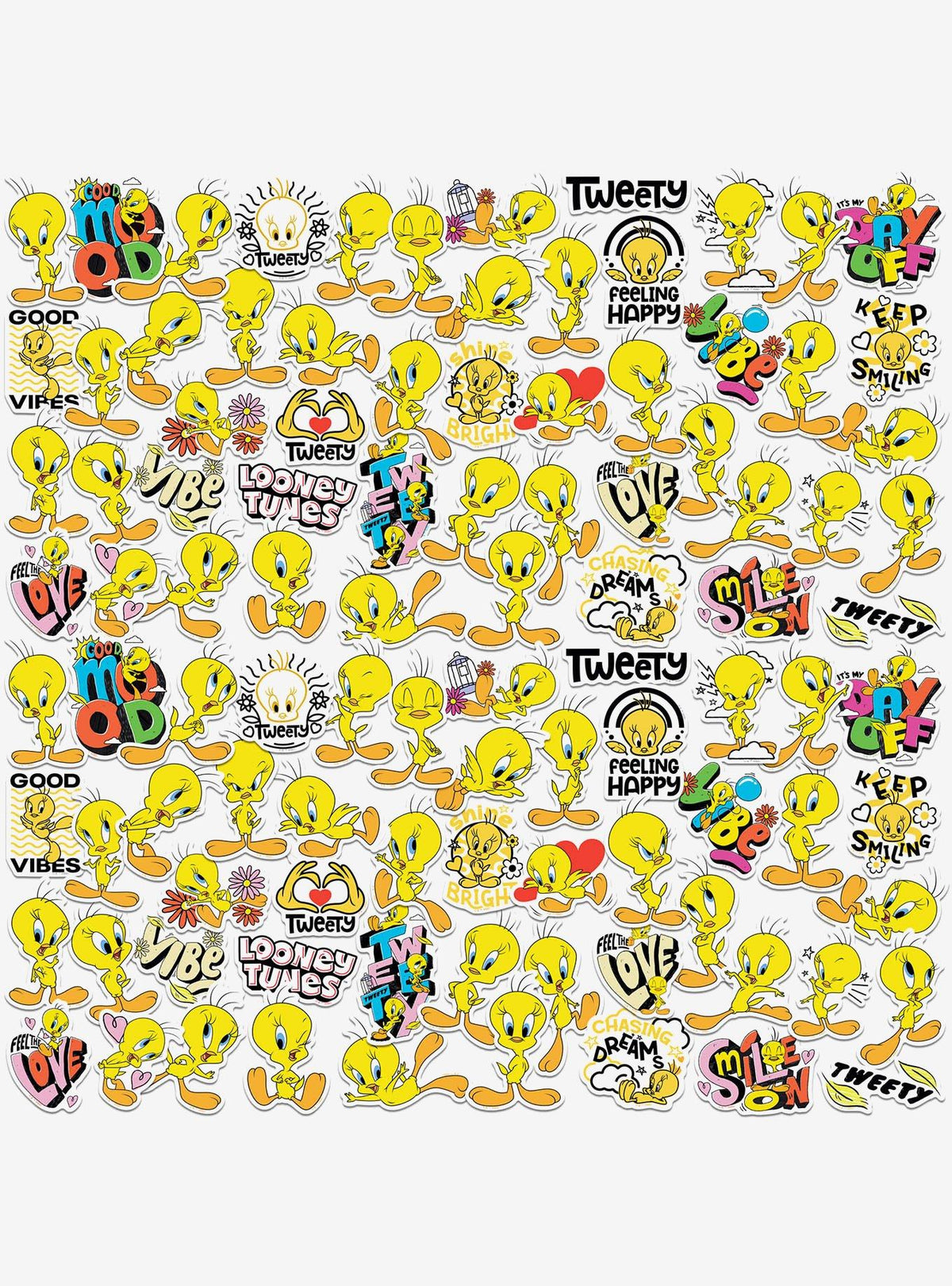 Pack de 100 stickers de Piolín - Looney Tunes