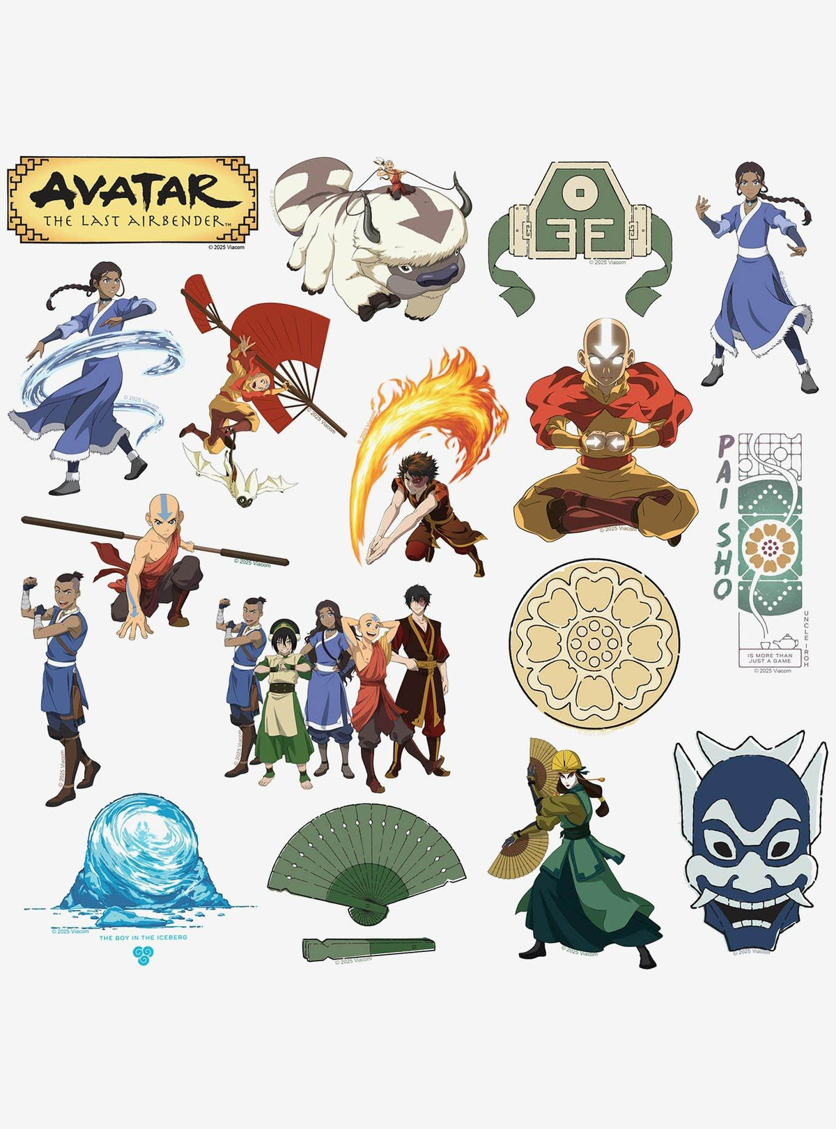 Pack de 100 stickers de Avatar: The Last Airbender · Space Store
