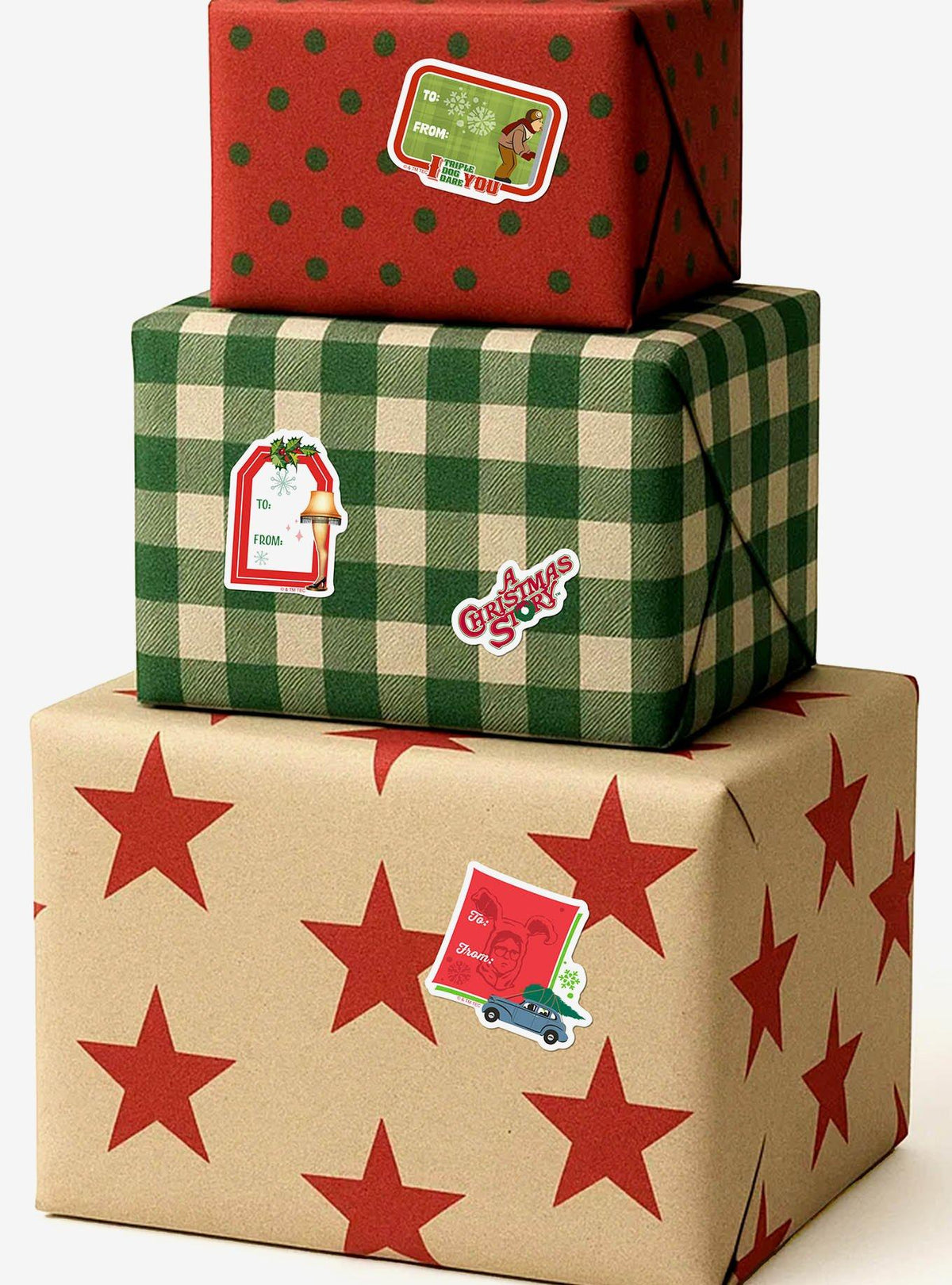 Pack de 100 stickers A Christmas Story