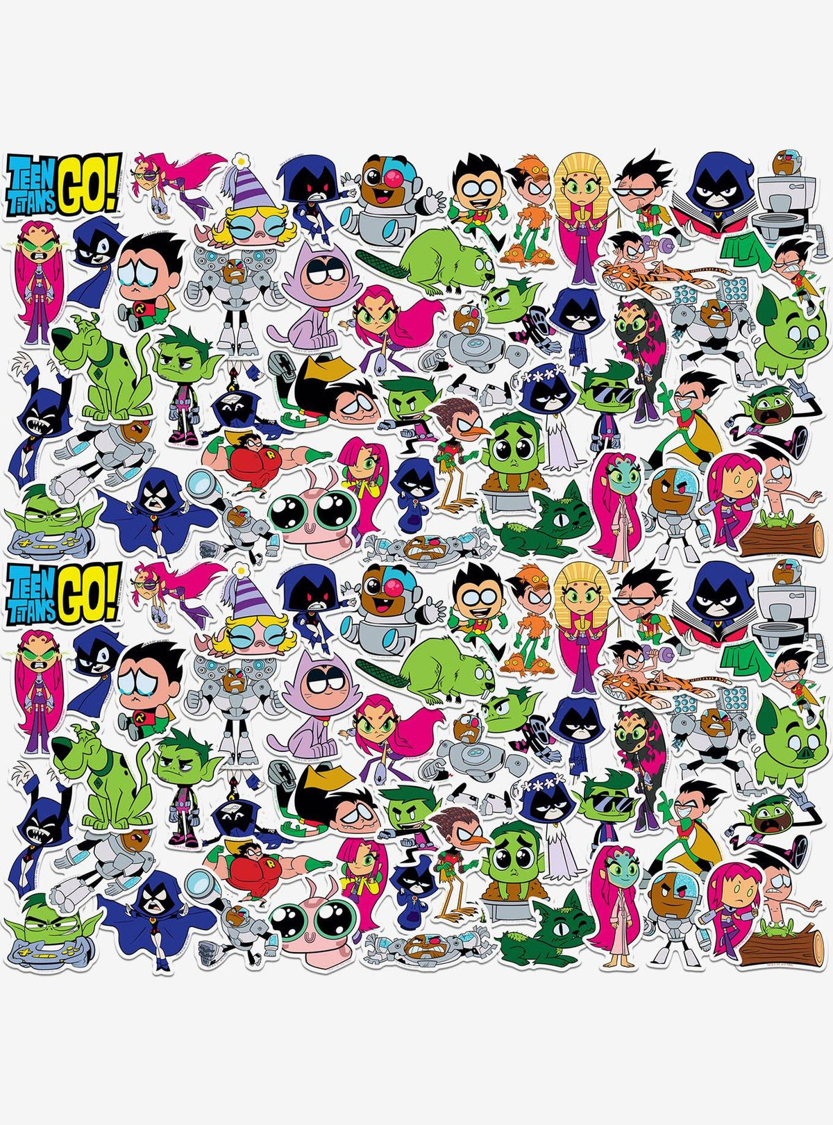 Teen Titans Go: pack de 100 stickers