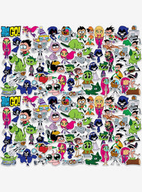Teen Titans Go: pack de 100 stickers