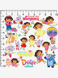 Pack de 100 stickers de Dora la Exploradora