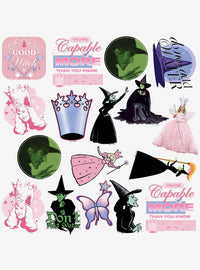 Pack de 100 stickers de El mago de Oz: brujas