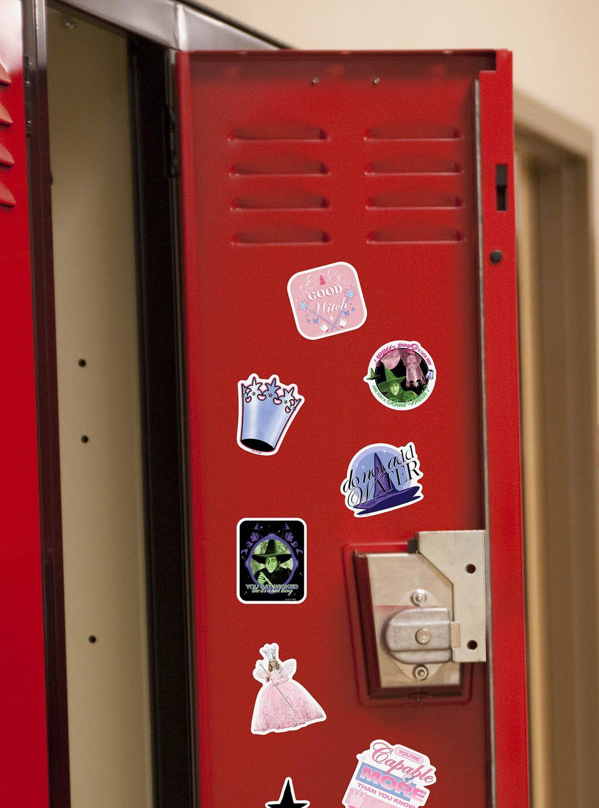 Pack de 100 stickers de El mago de Oz: brujas