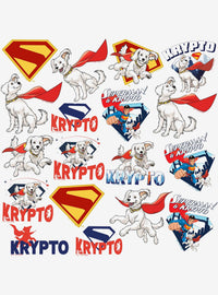 Pack de 100 stickers de Krypto - Superman (2025)