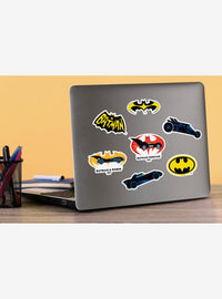 Pack de 100 stickers de Batman: Batimóviles a través del tiempo