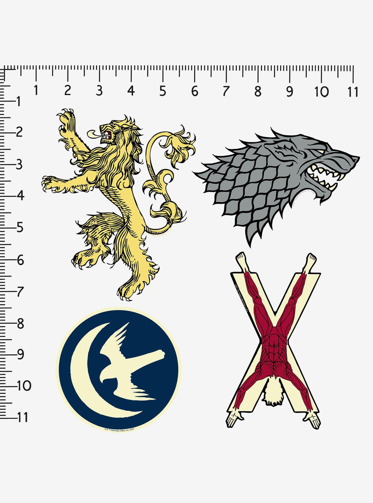 Pack de 100 stickers variados de Game of Thrones