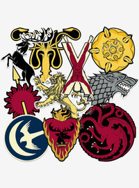 Pack de 100 stickers variados de Game of Thrones