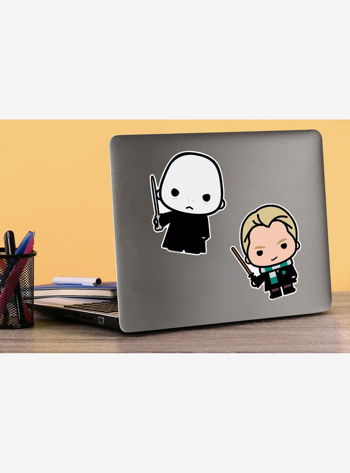 Pack de 100 stickers chibi de villanos de Harry Potter