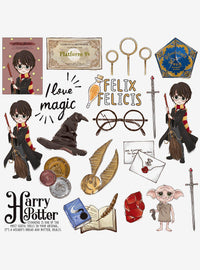 Pack de 100 stickers chibi de Harry Potter