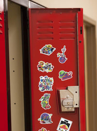 Pack de 100 stickers de villanos de Justice League