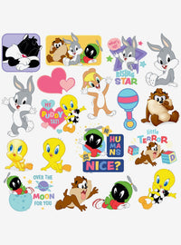 Pack de 100 stickers tiernos de Looney Tunes