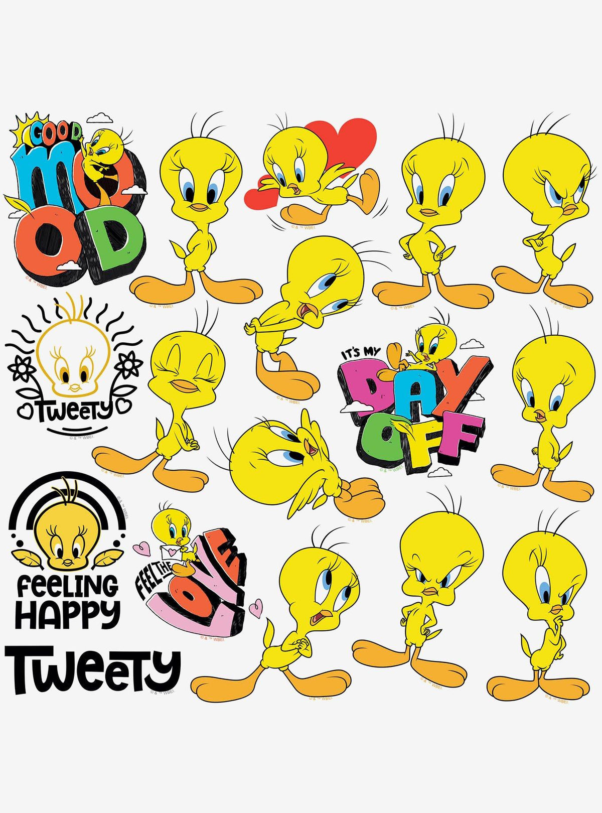 Pack de 100 stickers de Piolín | Looney Tunes