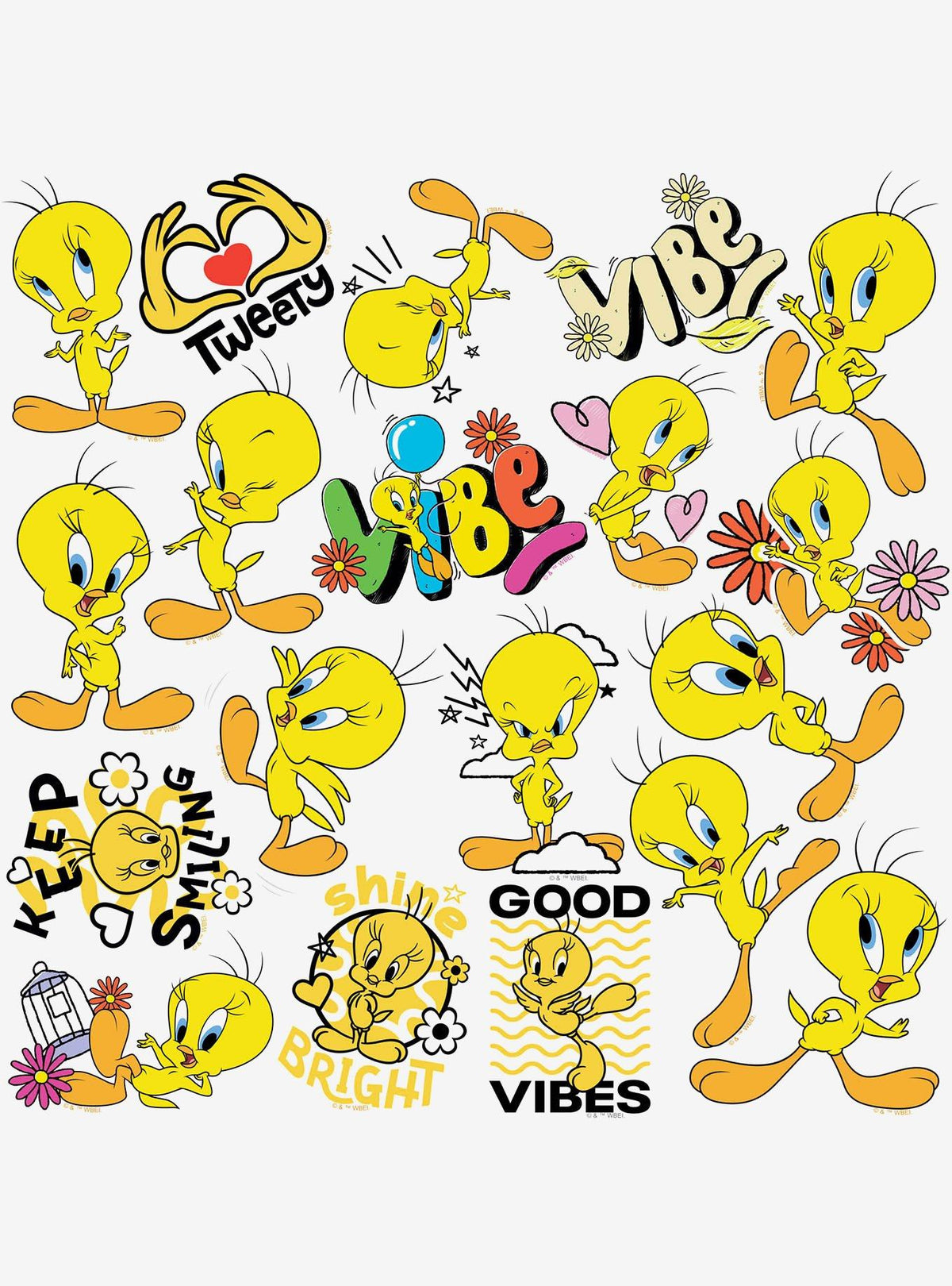 Pack de 100 stickers de Piolín | Looney Tunes
