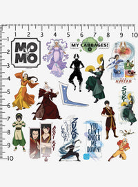 Pack de 100 stickers variados de Avatar: La leyenda de Aang