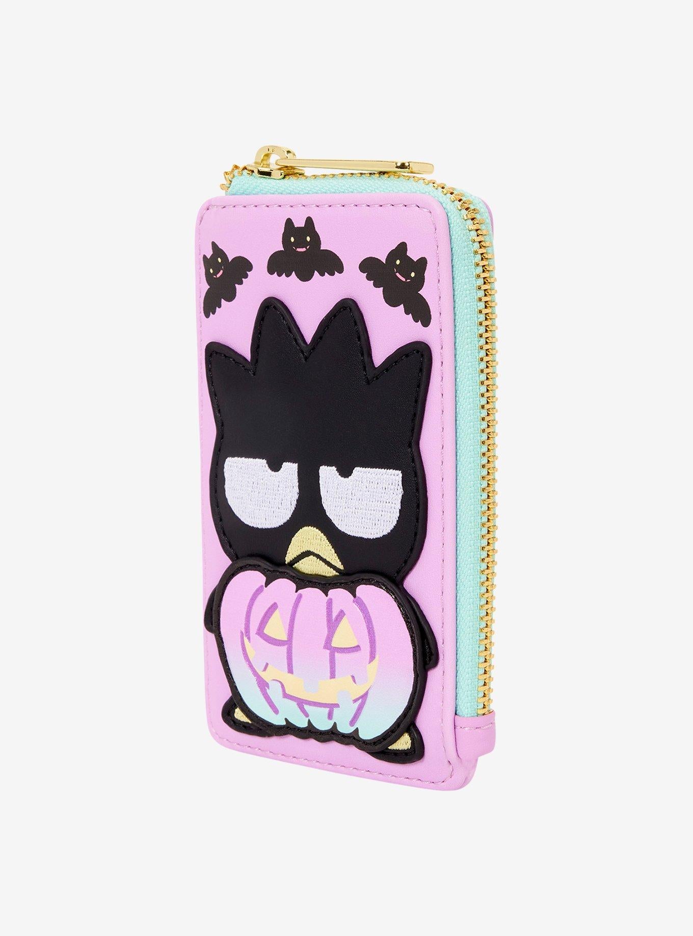 Tarjetero Badtz-Maru con calabaza de Sanrio