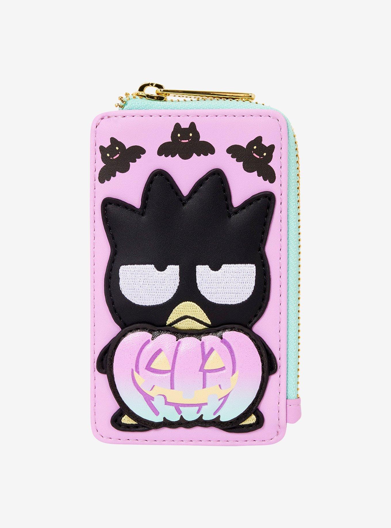 Tarjetero Badtz-Maru con calabaza de Sanrio