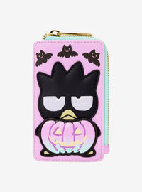 Tarjetero Badtz-Maru con calabaza de Sanrio