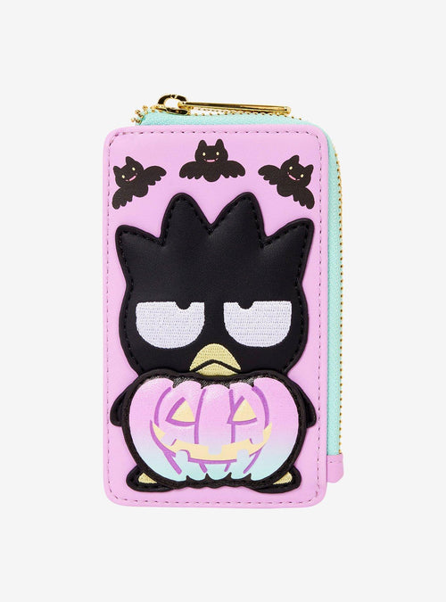 Tarjetero Badtz-Maru con calabaza de Sanrio