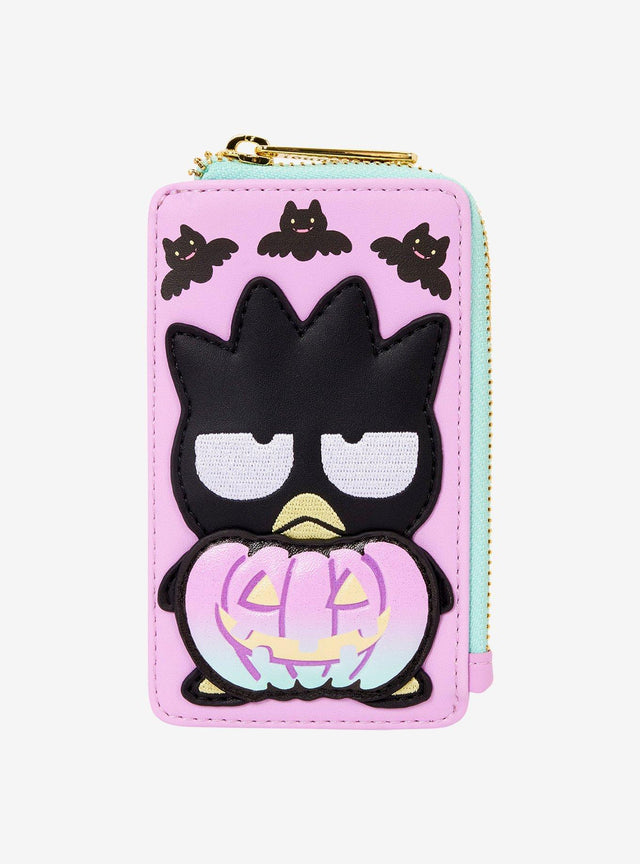 Tarjetero Badtz-Maru con calabaza de Sanrio