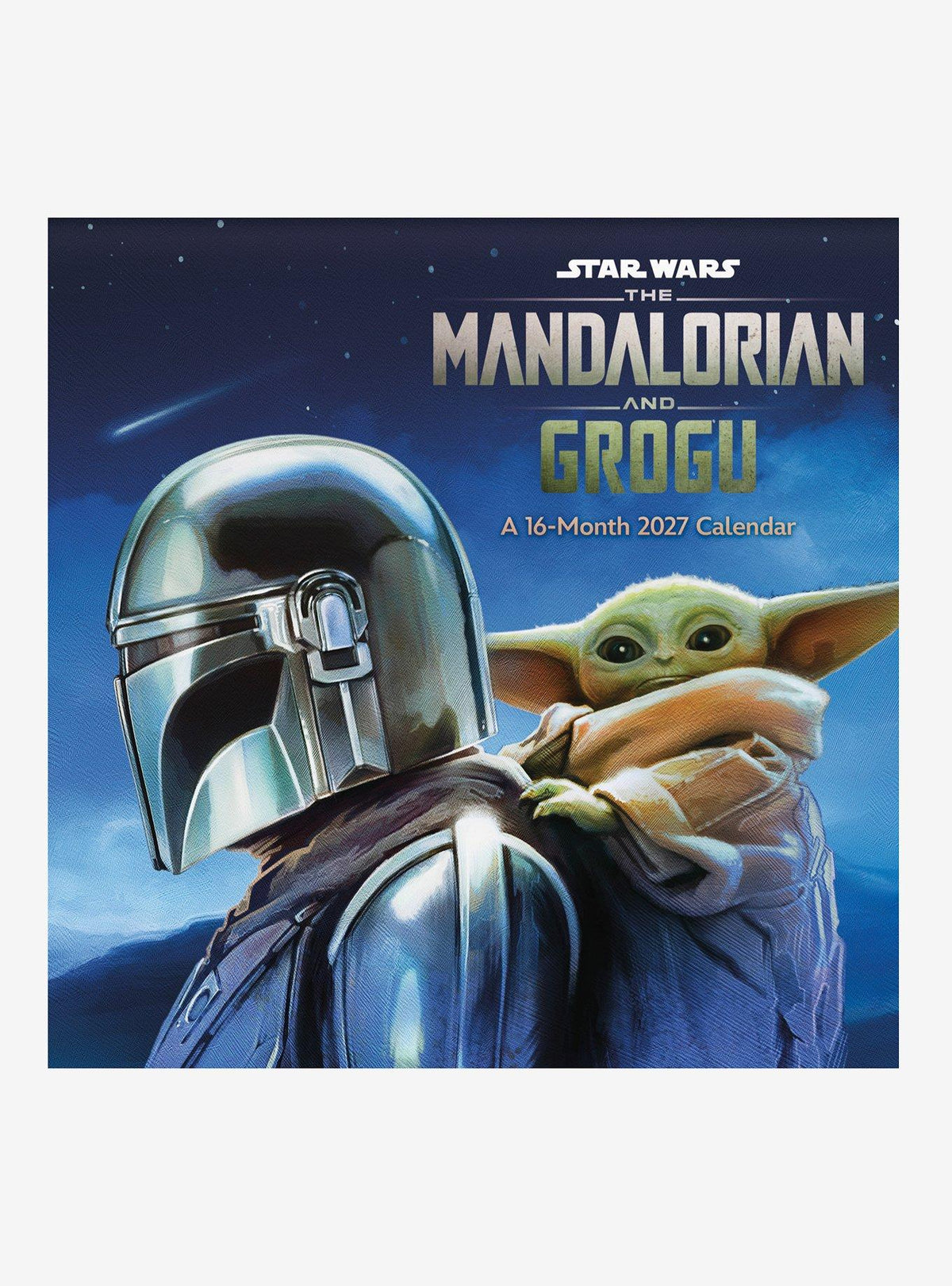 Calendario mural 2027 de The Mandalorian y Grogu