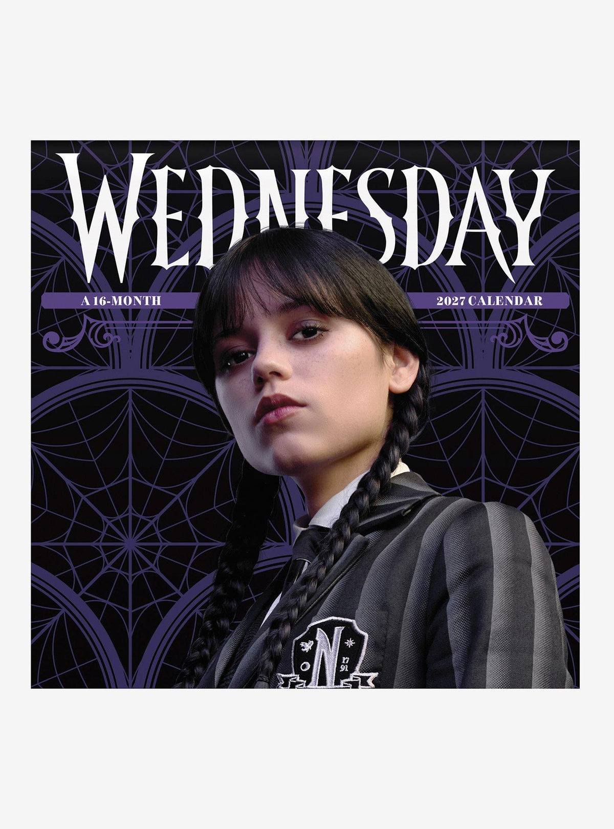 Calendario de pared Wednesday 2027 de 16 meses