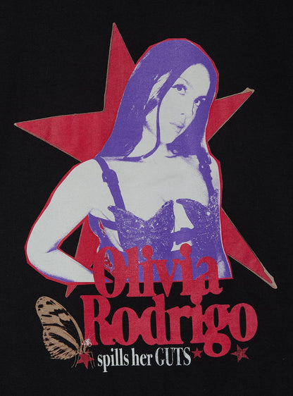Polera gráfica de Olivia Rodrigo