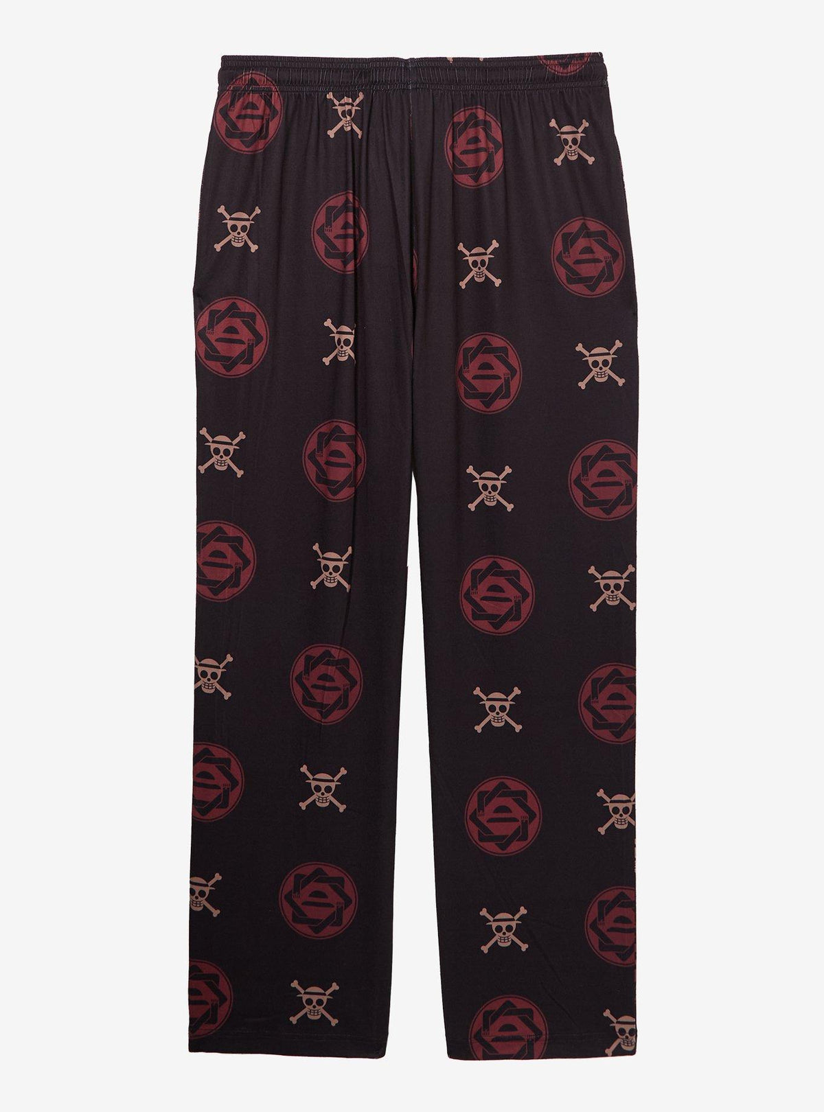 Pantalón de pijama One Piece con Jolly Roger de Luffy