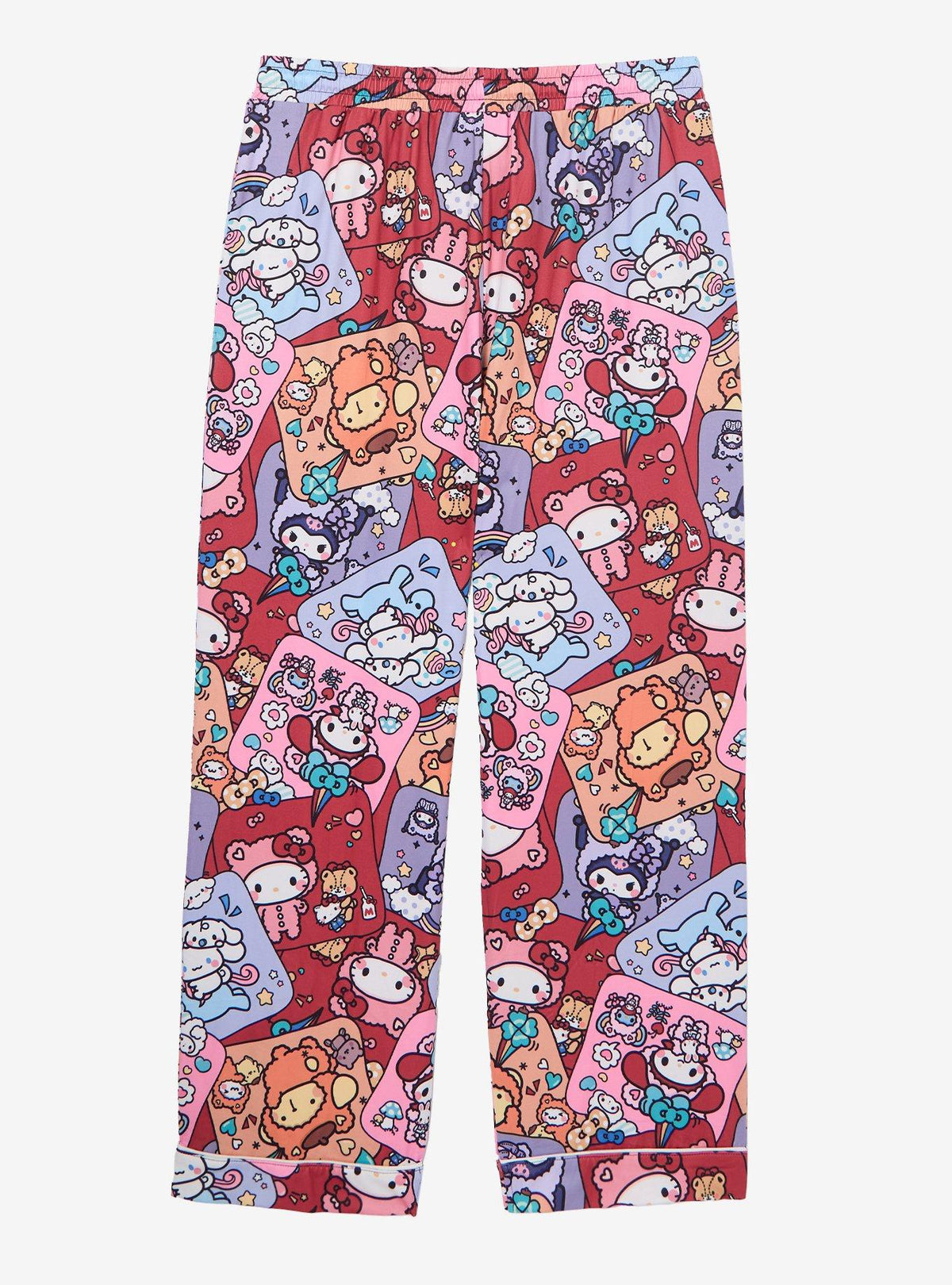 Pantalón de pijama estampado de Hello Kitty y sus amigos