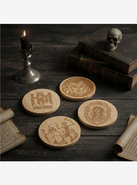 Disney Haunted Mansion: set de 4 posavasos con destapadores