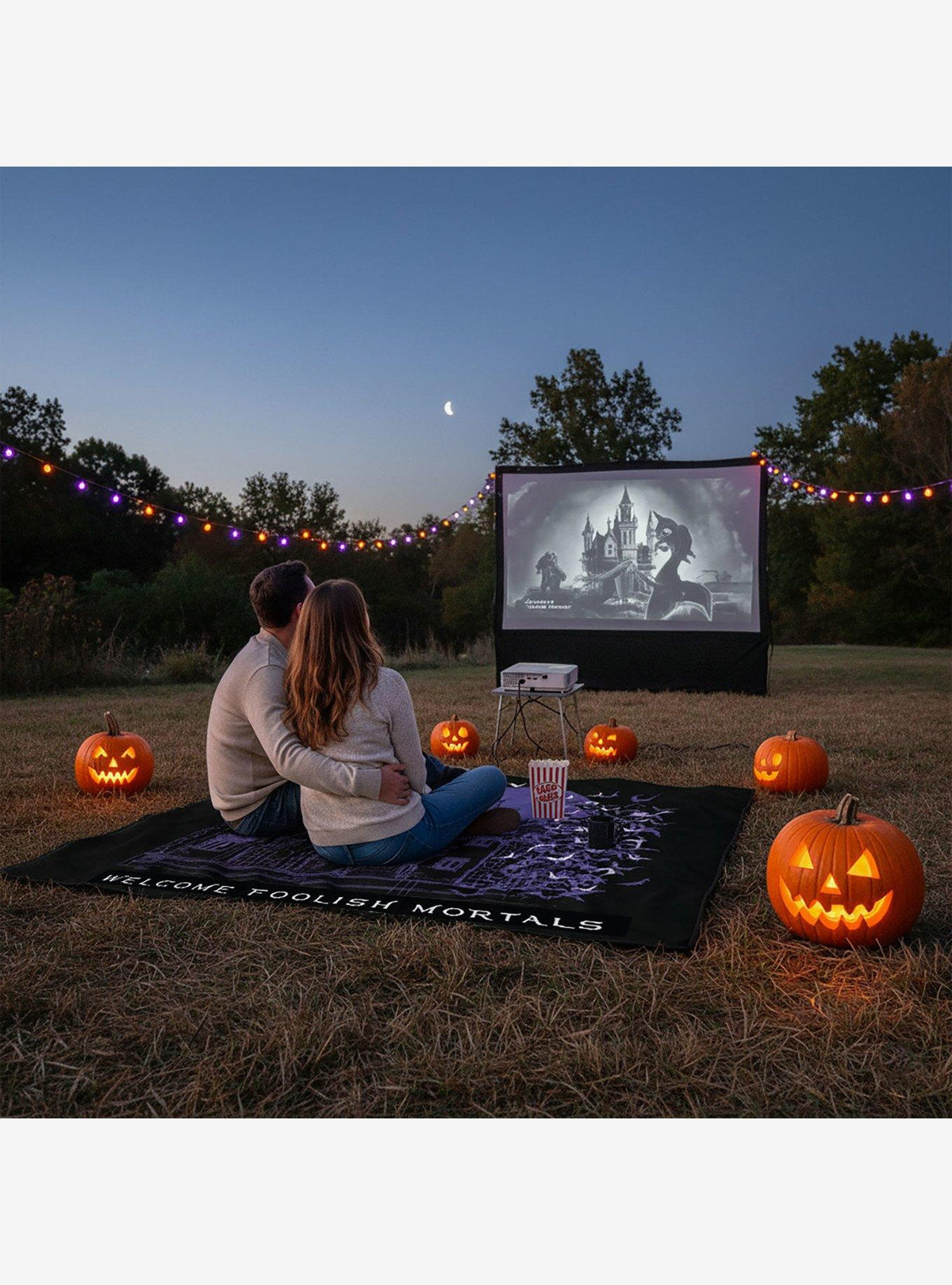 Manta de picnic Disney The Haunted Mansion con mochila