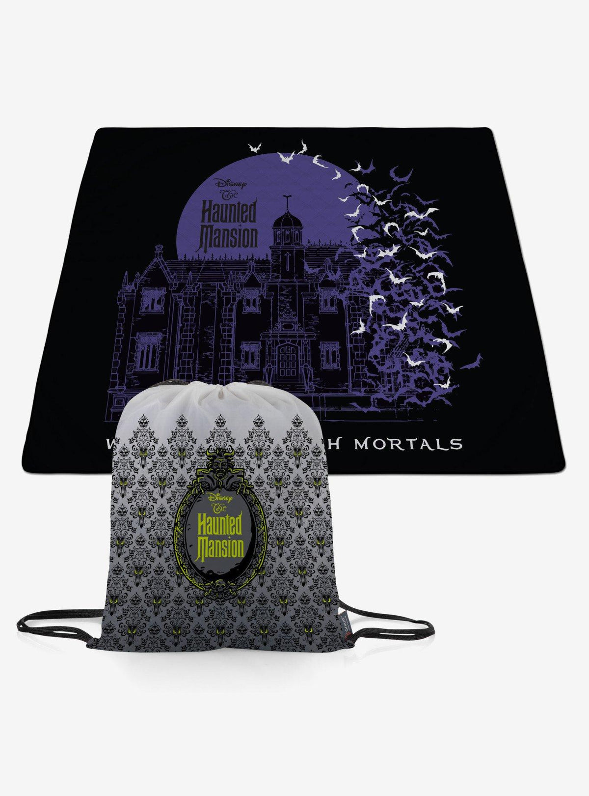 Manta de picnic Disney The Haunted Mansion con mochila