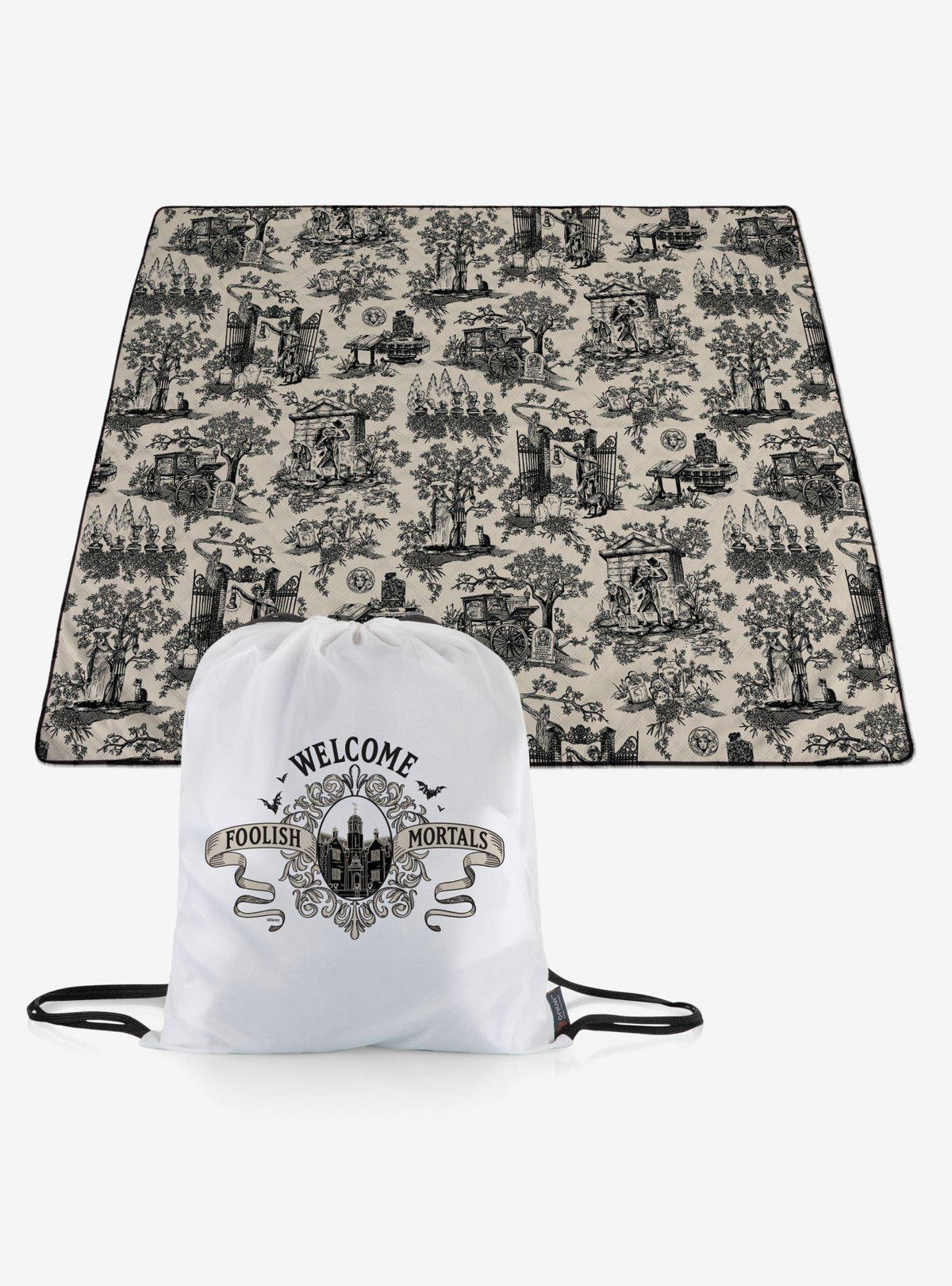 Manta de picnic Disney Haunted Mansion Welcome Foolish Mortals